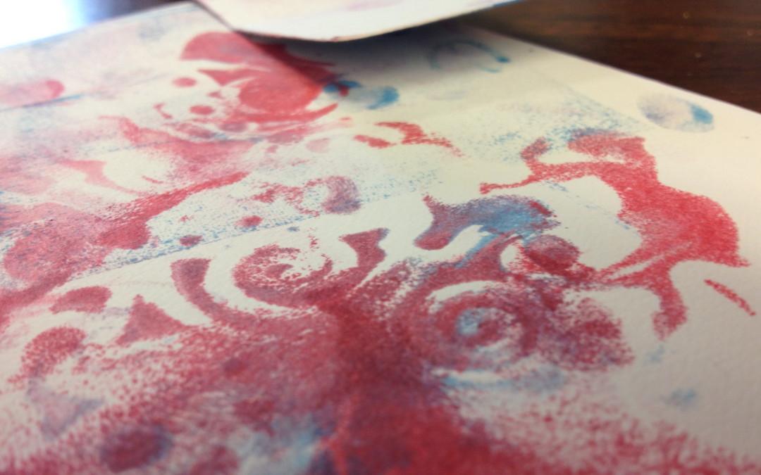 Let’s Get Messy: Summer Inspired Monoprints